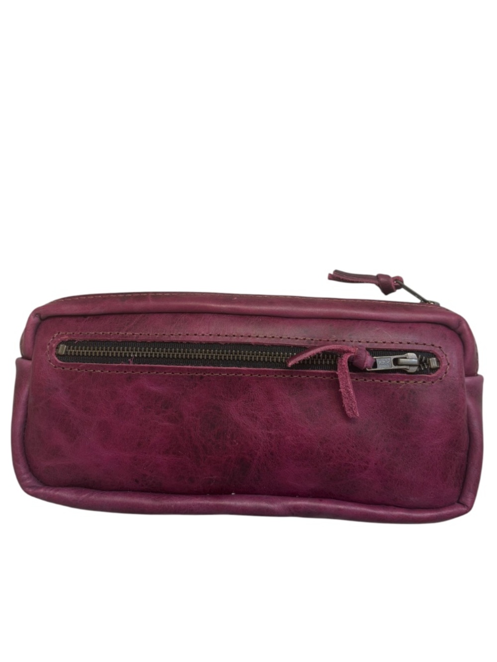 Go forth leather goods purple sling bag no strap
